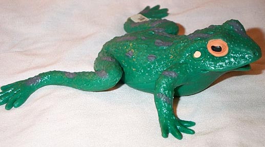 Leopard Frog - Green Squooshy