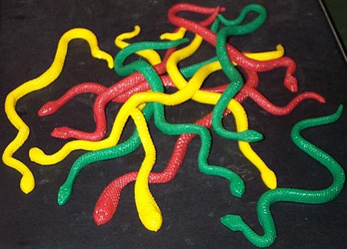 Stretchy Rubber Snakes