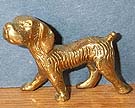 Sealyham dog - Brass