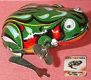 Frog with google eyes - mechanical