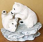 Polar Bears - Coldcast Statue
