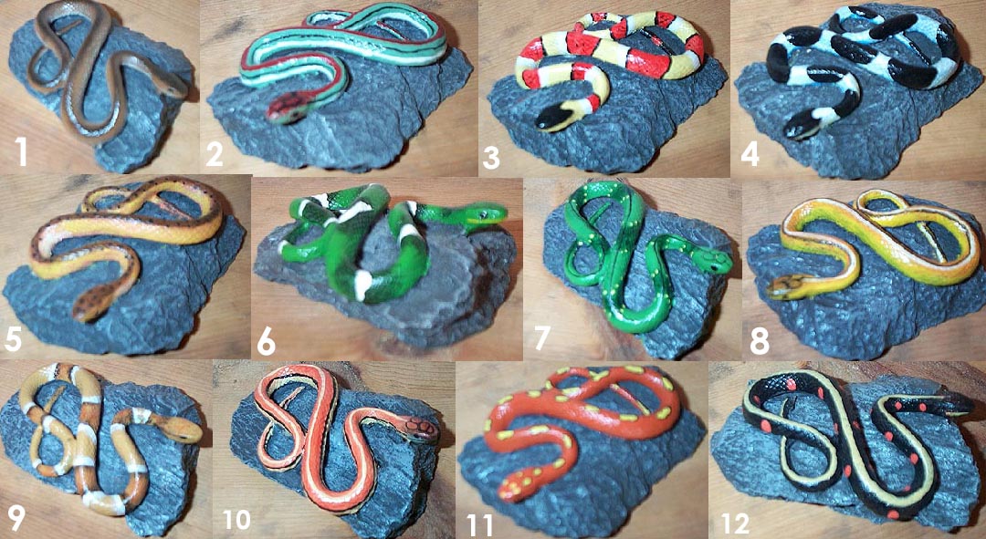 Snake on Rock - Coldcast Minis
