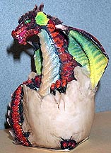Dragon Hatching - Red Coldcast