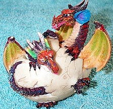 Dragons Hatching - Red&Blue Coldcast